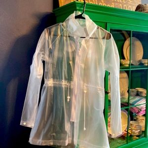 Clear rain jacket